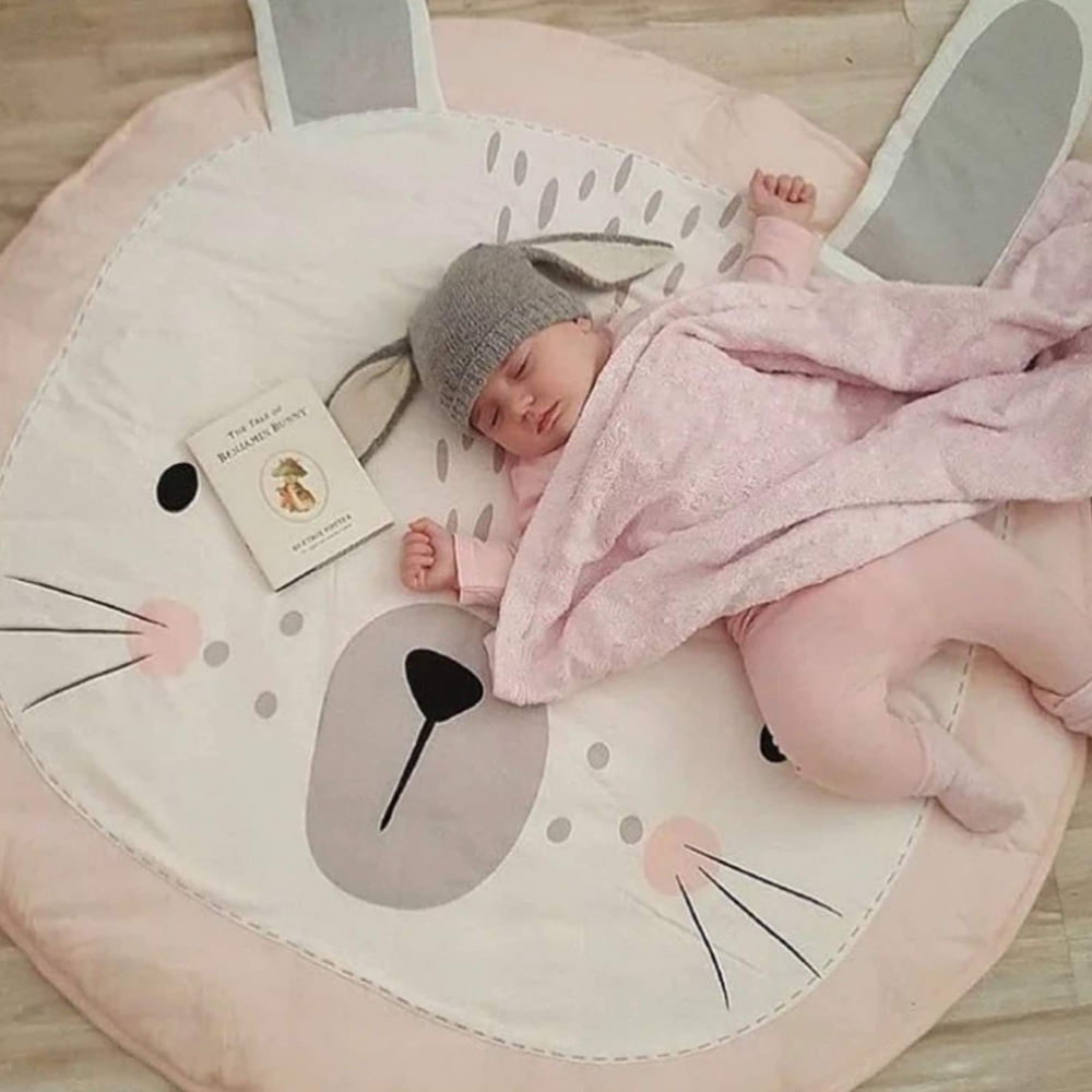 New Soft Pink Rabbit Baby's Playmat